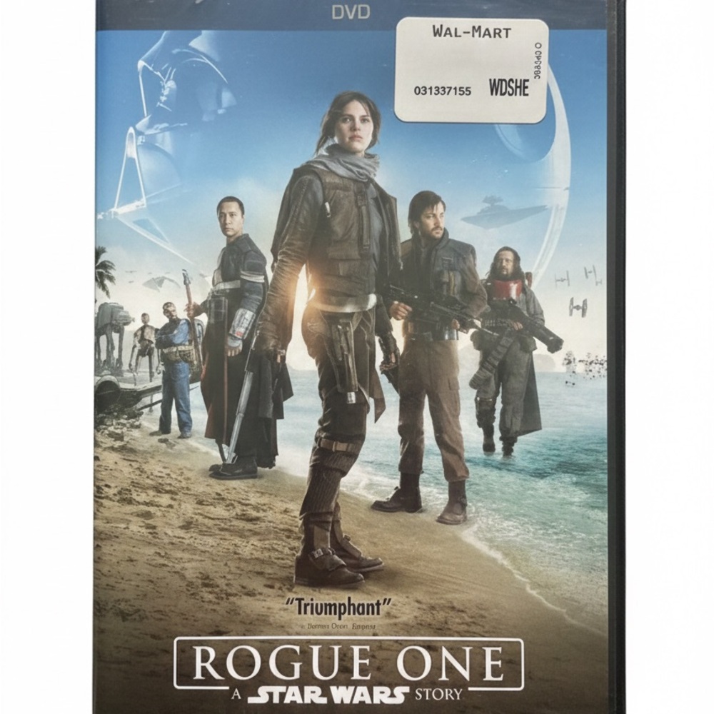 Star Wars Rogue One DVD Plastic wrapping still on the dvd case never opened